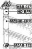 FEBEST MZAB-132 Bush, shock absorber